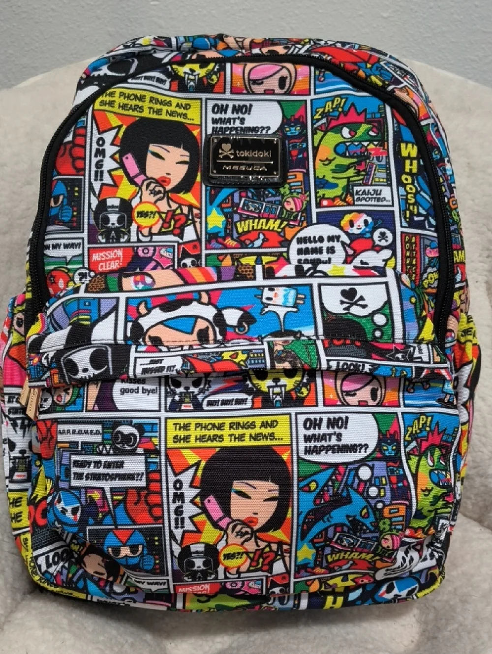 TOKIDOKI ADIOS MultiColor Backpack - Picture 3 of 12